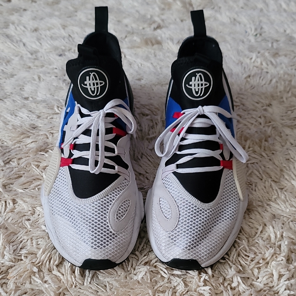 Nike Air Huarache E.D.G.E. TXT QSAO1697-001 White/Blue Men's Sz 9.5